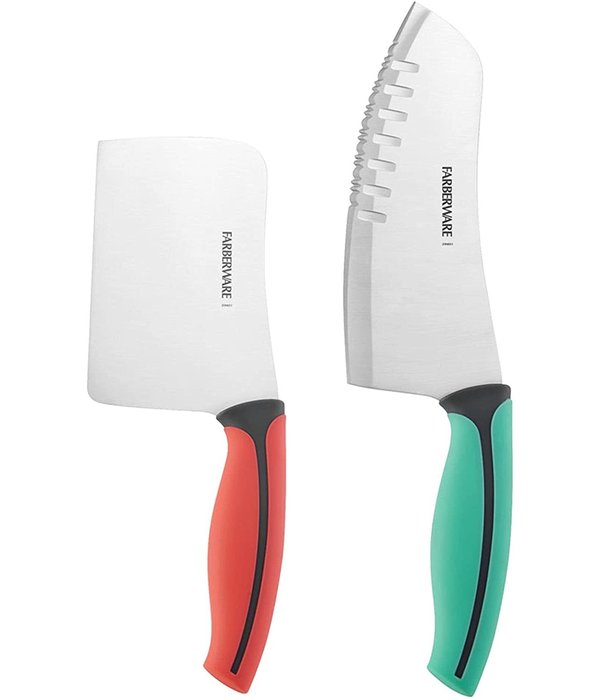 Farberware Farberware Soft Grip Chef Knife Set, 2-Piece, Multicolored