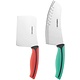 Farberware Soft Grip Chef Knife Set, 2-Piece, Multicolored