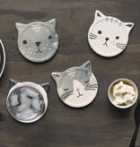 Now Designs Sous-verres en céramique "Chat", lot de 4