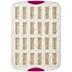 Trudeau Structure Silicone™ White Confetti 24 Bar Cake Pan