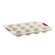 Trudeau Structure Silicone™ White Confetti 12 Dome Cake Pan