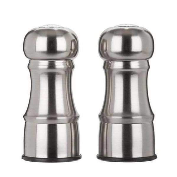Trudeau Stainless Steel Salt and Pepper Shaker 11 cm