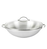 Josef Strauss Strauss Tango Wok with Glass Lid, 38 cm