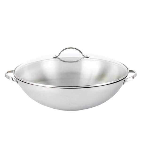 GASTROLUX Wok Induction 36 cm Poignée Amovible - Erresse Shop