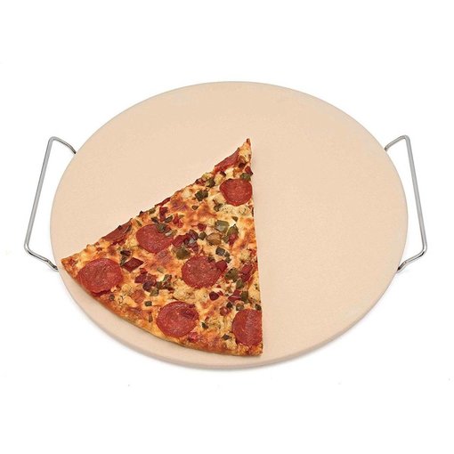 Adamo Pierre à pizza ronde avec support.