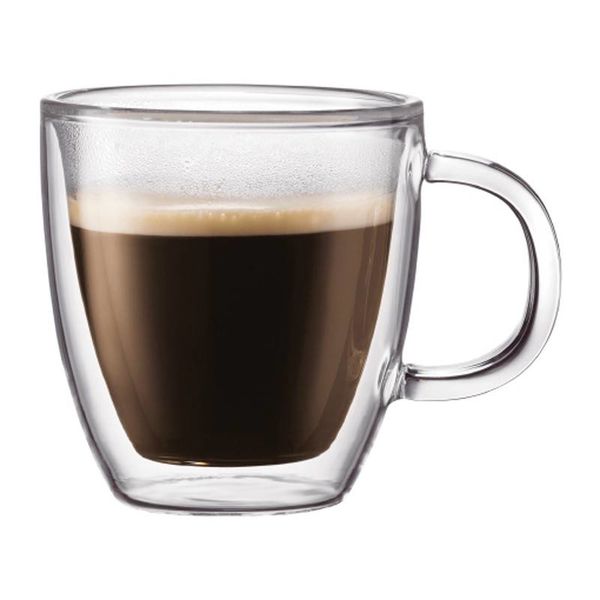 Tasse cappuccino 250ml, double paroi, ensemble de 2 de Barista+ - Ares  Accessoires de cuisine