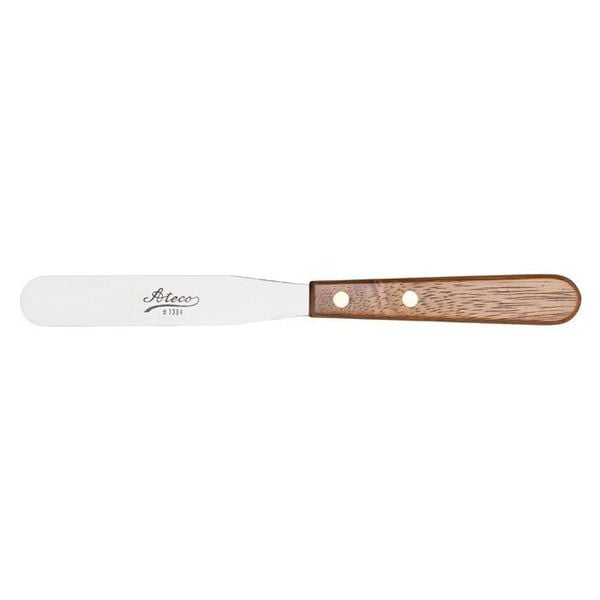 Ateco 4" Icing Spatula with Wood Handle