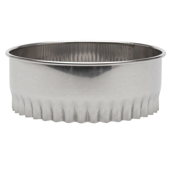 Ateco 4.5" Round Scalloped Cookie Cutter