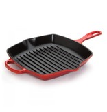 Le Creuset Poêle striée carré 26 cm Le Creuset cerise