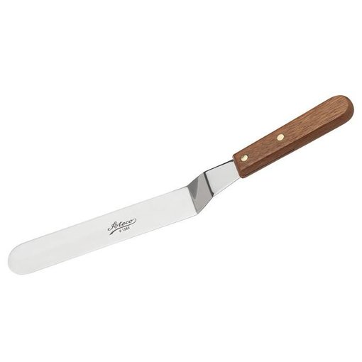 Ateco Ateco 9-1/2'' Icing Spatula with Wood Handle