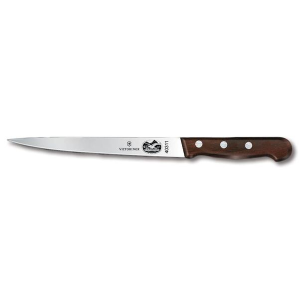 Couteau à filet flexible 18 cm poignée en palissandre de Victorinox