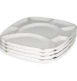 Trudeau Trudeau Set of Fondue Plates