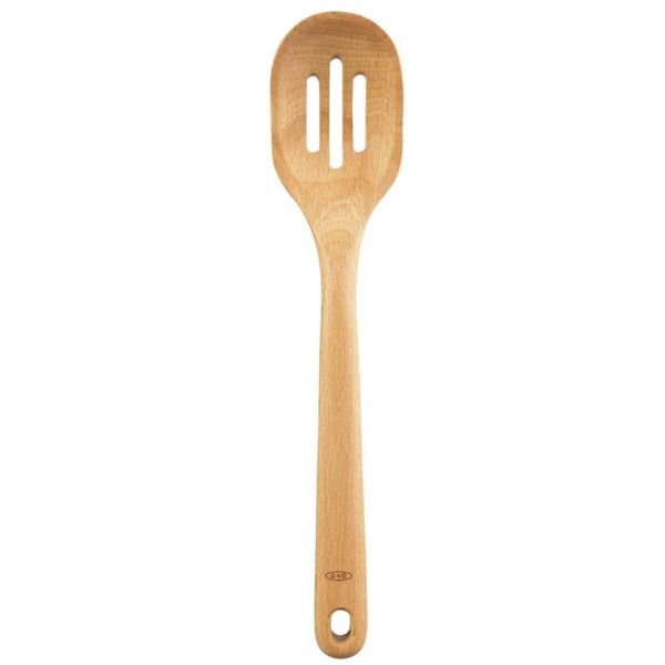 Oxo Slotted Wooden Spoon 12"