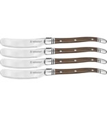 Trudeau Trudeau Set of 4 Laguiole Cheese Spreaders