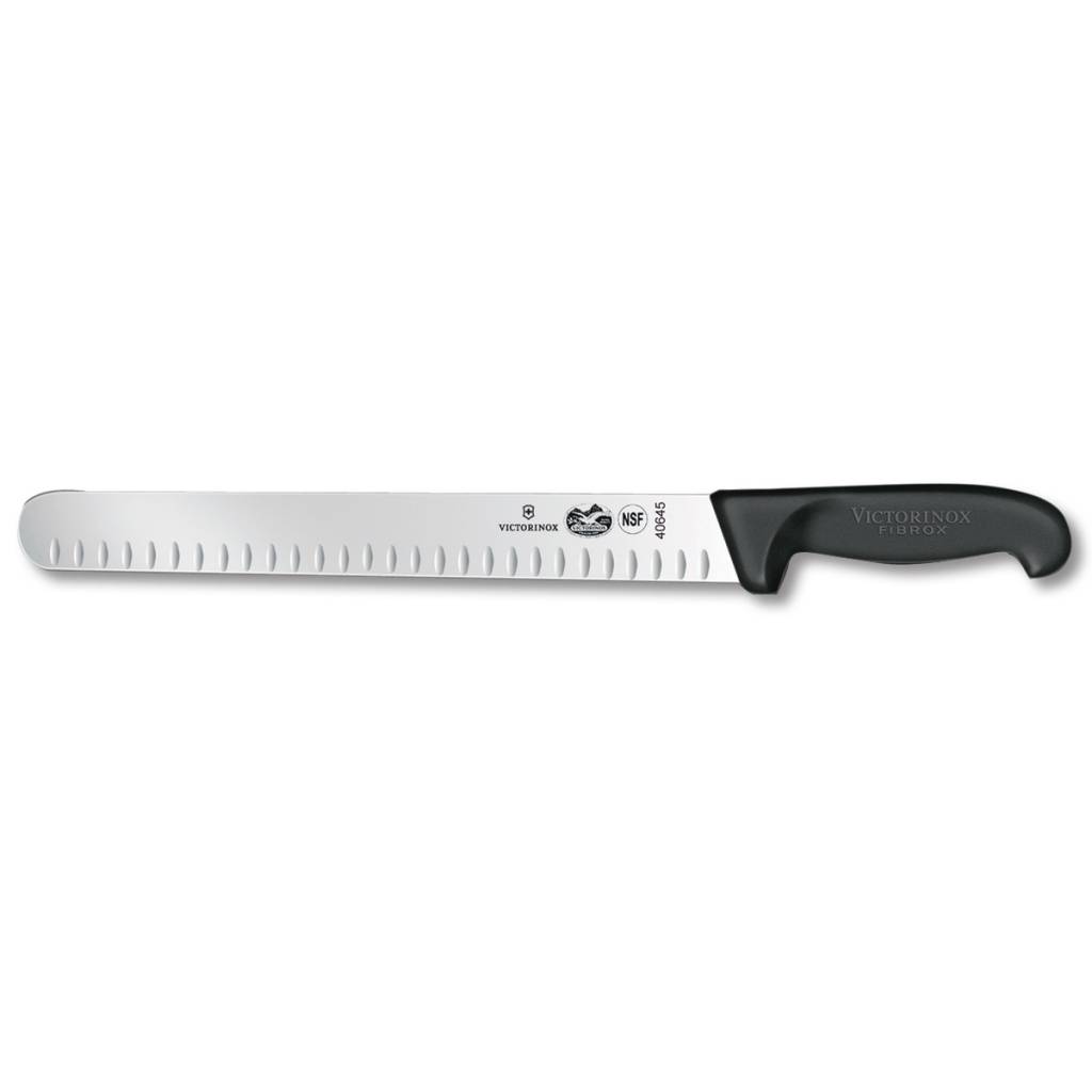 Victorinox Wide granton Edge Fibrox Slicing Knife Ares Kitchen Baking Supplies
