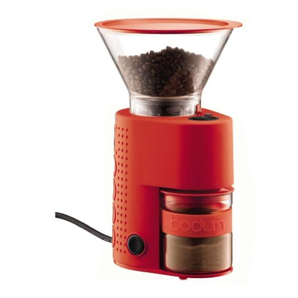 Bodum Bistro Burr Grinder Red