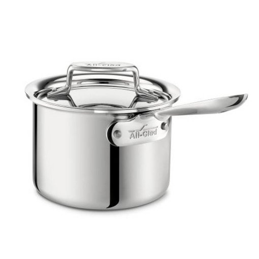 All-Clad All-Clad Polished D5 1.4 L Sauce Pan with Lid