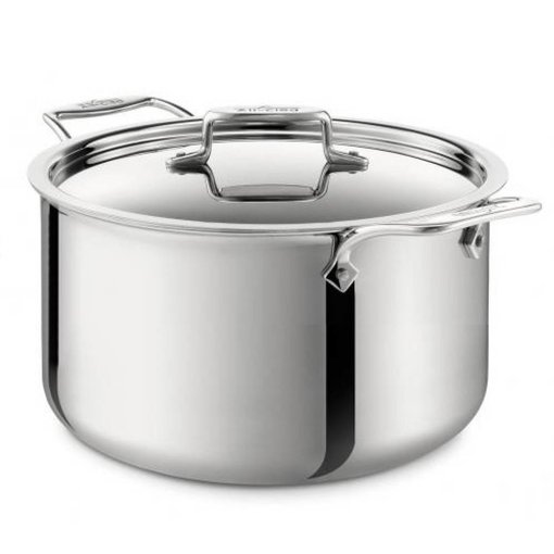 All-Clad All-Clad Polished D5 7.6 L Stock Pot with Lid