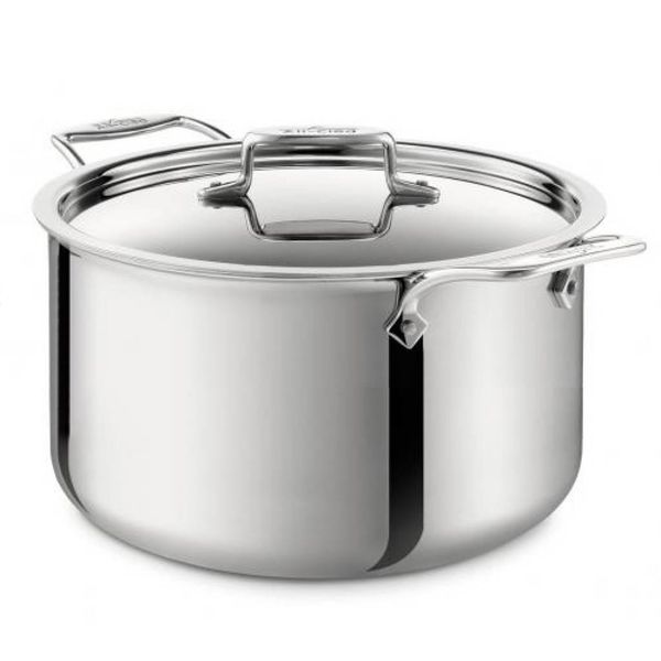 All-Clad Polished D5 7.6 L Stock Pot with Lid