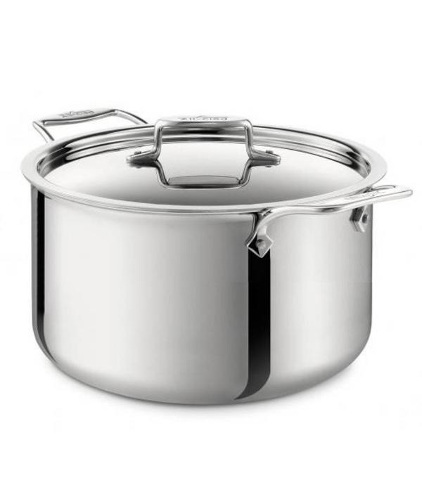 All-Clad All-Clad Polished D5 7.6 L Stock Pot with Lid