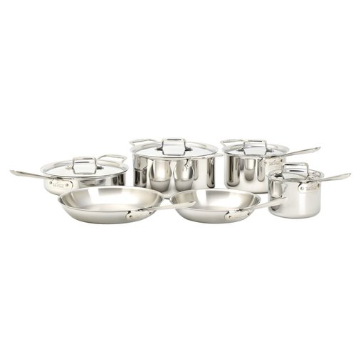 All-Clad All-Clad Polished D5 10 Piece Set