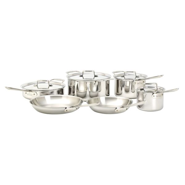 All-Clad Polished D5 10 Piece Set