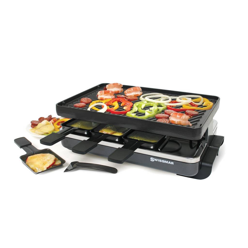 Swissmar 8 Person Classic Raclette Party Grill With Reversible