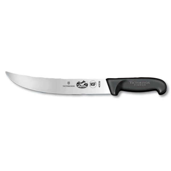 Couteau boucher de 25 cm poignée Fibrox de Victorinox