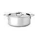 Marmite avec couvercle en acier inoxydable d'All-Clad 5.7L / Acier inoxydable