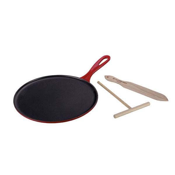 Le Creuset Cast Iron Crêpe Pan Cherry