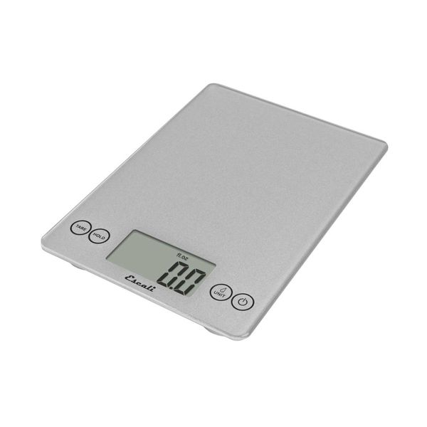 Enkel Digital Kitchen Scale with Removable Measuring Cup - Red 9909464