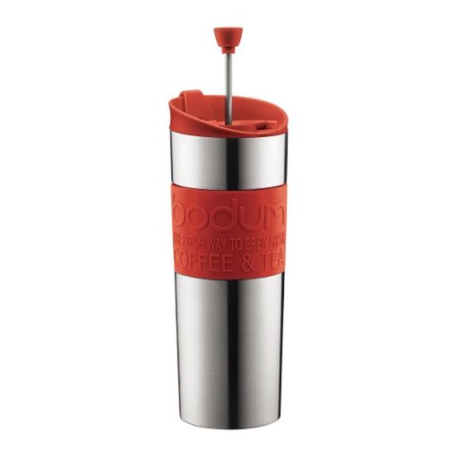 Bodum Tasse de voyage rouge à piston de Bodum