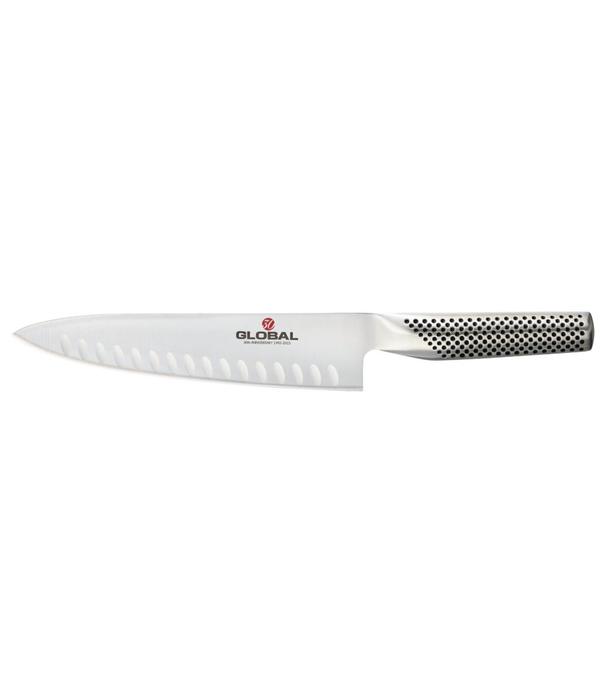 Global Couteau de chef alvéolé de Global 20 cm