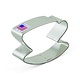 Ann Clark Cookie Cutter Tea Cup w/Saucer 3''