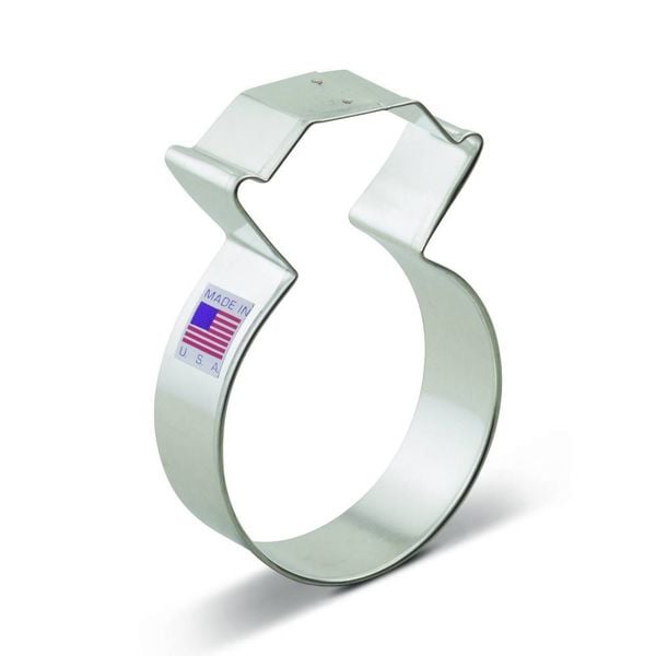 Ann Clark Cookie Cutter Diamond Ring 3.75''