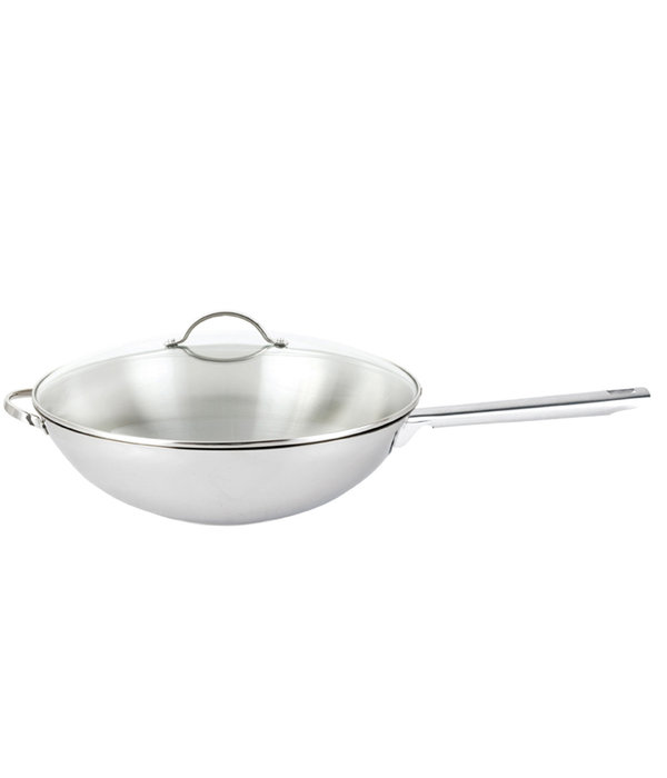 Wok inox 36 cm pour induction