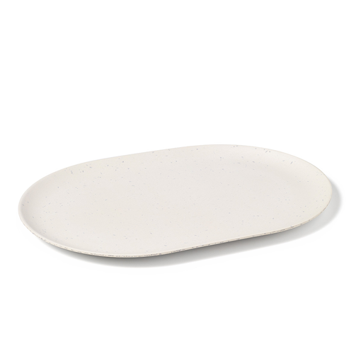 Ricardo Ricardo Cream Bamboo Serving Plate