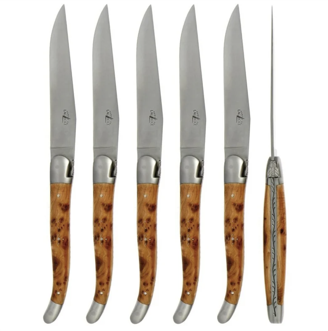 Coffret 6 Couteaux à Steak Laguiole Evolution Acidulé Tarrerias