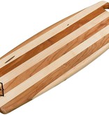Planches Labell Labell Boards 8.5 x 18" cherry and maple serving board