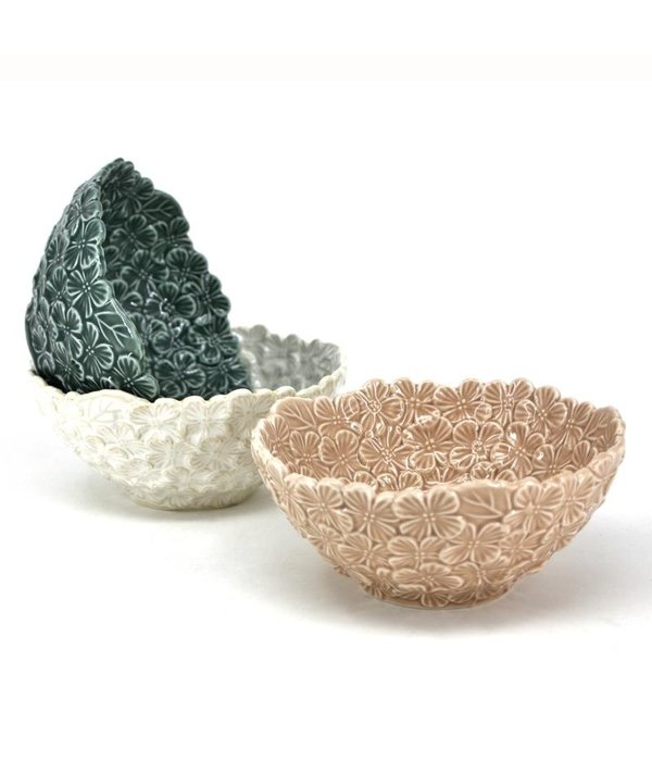 BIA Cordon Bleu BIA 'Bouquet' Small Textured Bowl Teal