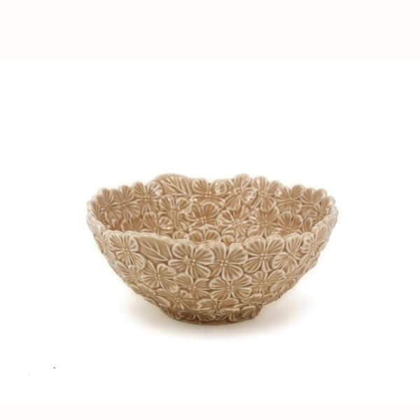 BIA 'Bouquet' Small Textured Bowl Taupe