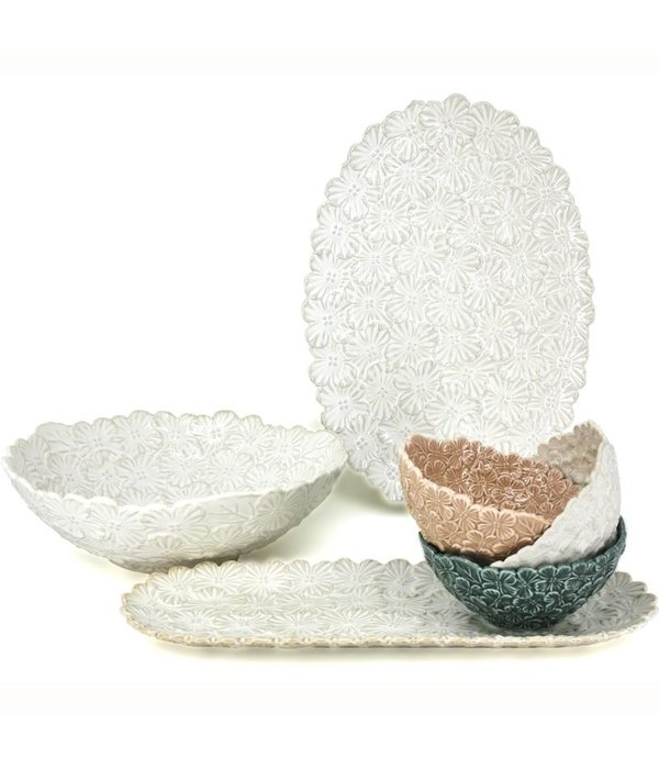 BIA Cordon Bleu BIA 'Bouquet' Textured Oblong Serving Platter