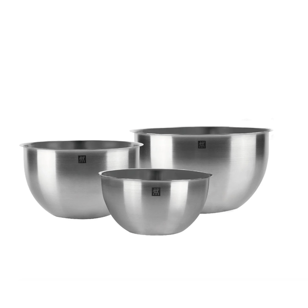 OXO 3pc Insulated Stainless Steel Mixing Bowl Set - Gray