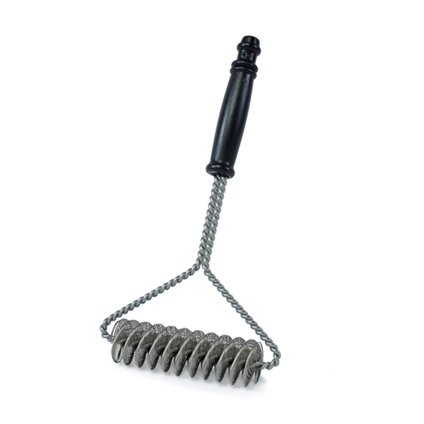 Brosse à bbq double-helix 12'' sans poils de Brushtech