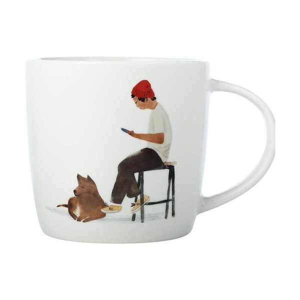 Tasse 400ml "Cafe Waiting" Marc Martin de Maxwell & Williams