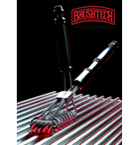 Brushtech Tactical BBQ Brush with Downward Assist - Large  Diameter Springs