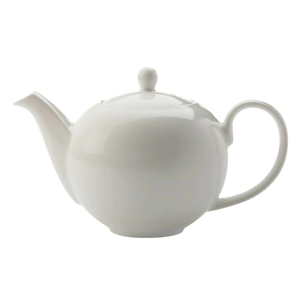 Théière 1L en porcelaine "White Basics" de Maxwell & Williams