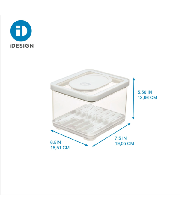 iDesign iDesign iD Fresh Small Rectangle Produce Storage Bowl