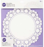 Wilton Wilton 25.4cm Round Grease-Proof White Doilies