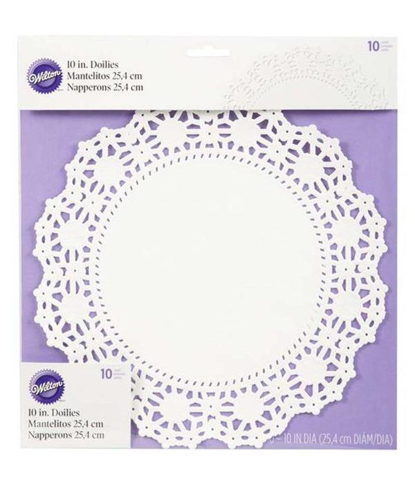 Wilton Wilton 25.4cm Round Grease-Proof White Doilies